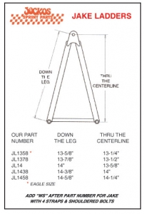 JAKE LADDER MEASUREMENTS